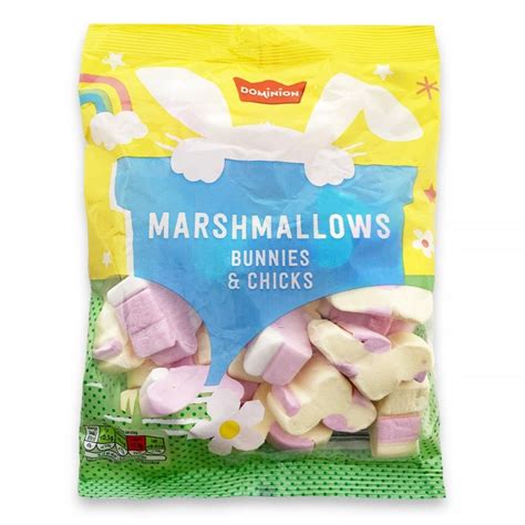 15 sweets inside her shopping cart. . Aldi easter bunny marshmallows